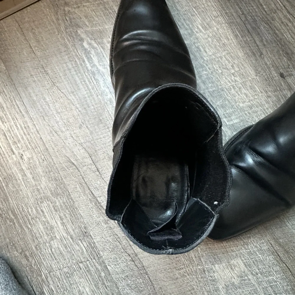 Hedi Slimane Saint Laurent Wyatt 44 US 11 Chelsea Men's Boots Leather Y2K YSL